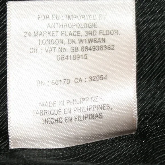 ANTHROPOLOGIE ELEVENSES Florilege Coat Long Jacket Floral Tailored Size 2 - Picture 9 of 16